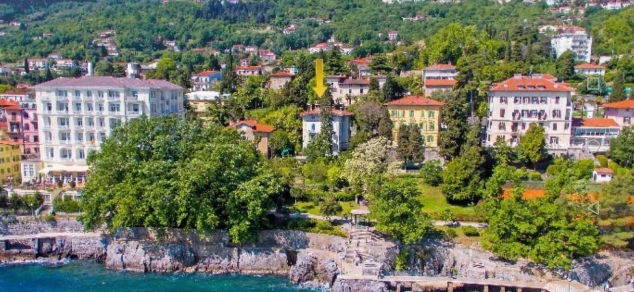 Studio Apartman Villa Gianna Lovran Eksteriør billede